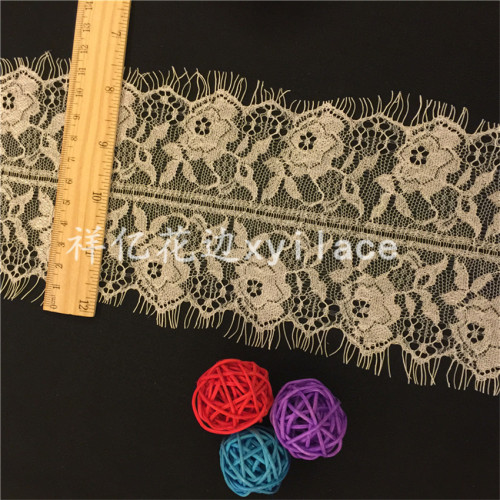 factory direct eyelash lace fabric clothing accessories spot supply lace j007