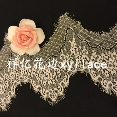 factory direct eyelash lace fabric clothing accessories spot supply lace j022