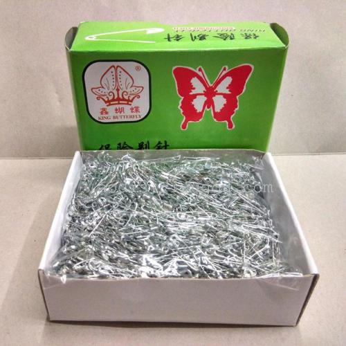 xin butterfly pin no. 000 silver iron pin