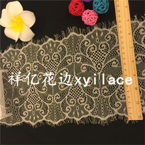 Factory Direct Eyelash Lace Fabric Clothing Accessories Spot Supply lace J002