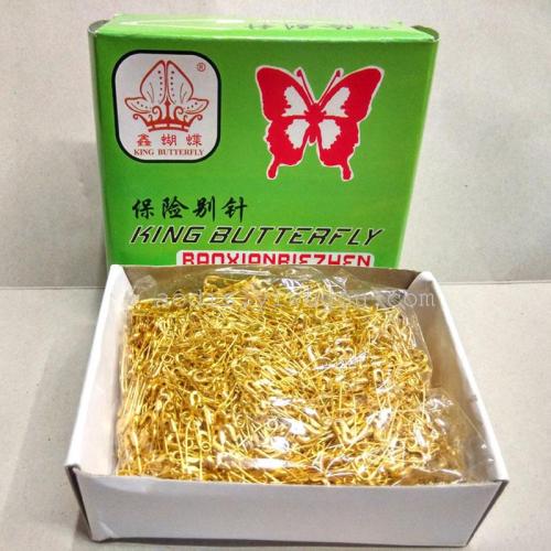 xin butterfly pin no. 000 gold iron pin