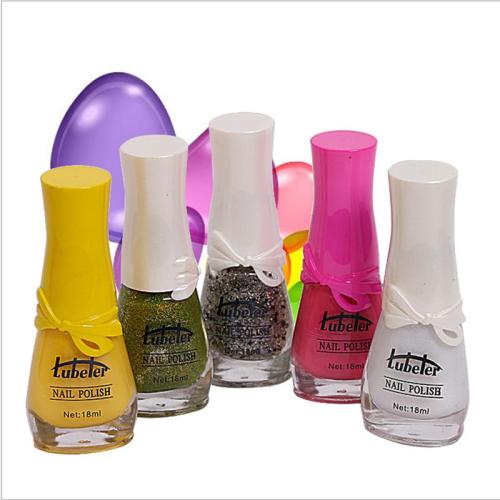 jia yan； brand environmentally friendly nail polish； color water-based tearing environmental protection nail polish