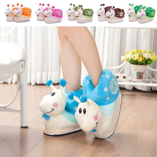 cartoon animal cotton slippers warm cotton slippers high tube cotton slippers factory direct sales one-piece delivery