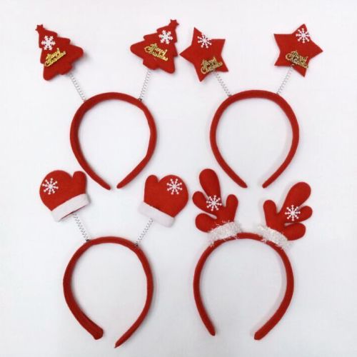 santa claus head buckle hairpin christmas gift decorations children‘s holiday dress up