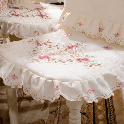 Pastoral Embroidered Dining Tablecloth Tablecloth Tablecloth Tea Table Runner Chair Cover Fabric Tablecloth Chair Cover Chair Cushion Set 