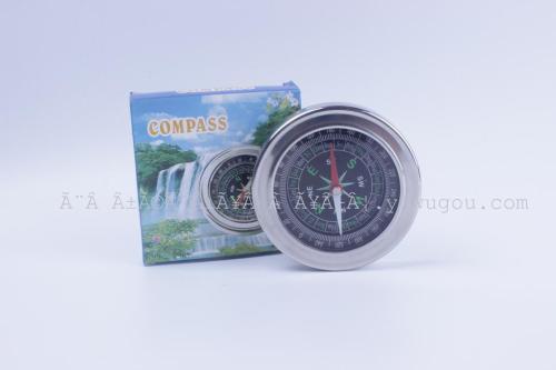 60mm metal stainless steel chinese and english compass high precision compass