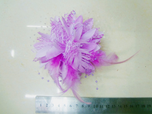 Performance Costumes Feather Decoration Shaping Flower Ornamental Flower Corsage