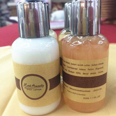 Seven Stars Hotel disposable shower gel shampoo soap