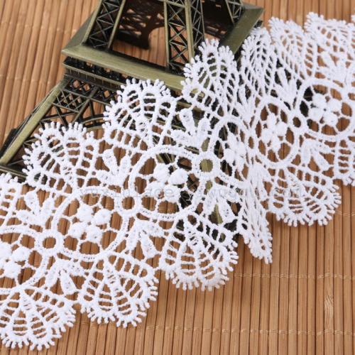 water soluble embroidery lace milk silk bilateral wave lace