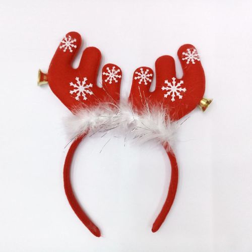 christmas antlers head buckle red antlers coffee color children‘s holiday gifts christmas decorations