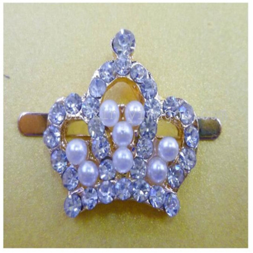 Rhinestone Alloy Button Shoe Buckle Decorative Buckle a Pair of Buckles Cuff Duck Mouth Buckle