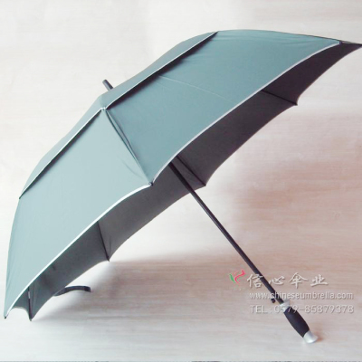 Super golf double-layer umbrella, double doubles, three-fold large umbrella, high-grade business boutique straight