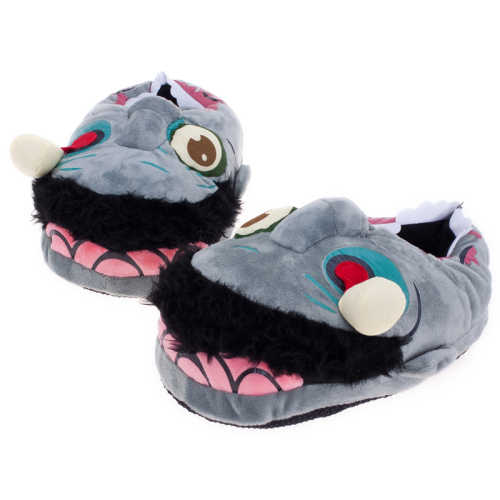 New Funny Slippers Big Mouth Monster Cartoon Cotton Slippers Zombie Shoes Factory Direct Sales