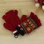 winter necessity jacquard warm half-finger gloves with cover factory outlets cute gloves