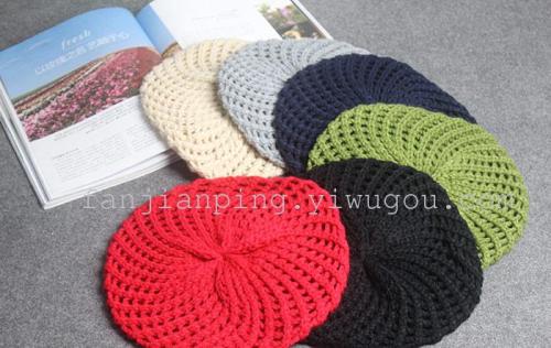 foreign trade winter knitted fashion beret custom wholesale