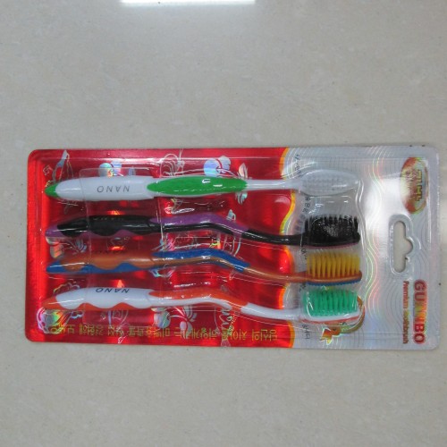 4-Card Korean Toothbrush