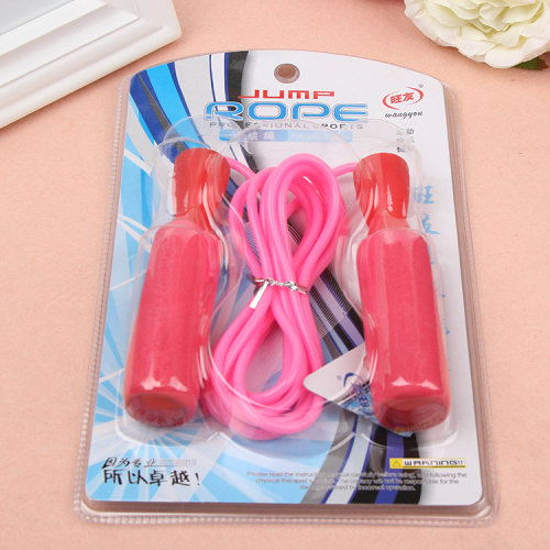 wangyou high frequency series skipping rope high frequency blister monochrome sponge pointed bearing skipping rope