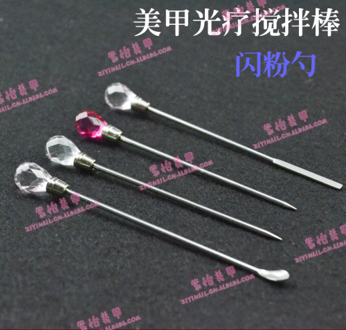 Authentic Japanese Style Nail Beauty Manicure Implement UV Polish Phototherapy Plastic Stirring Spoon Stirring Rod Stirring Needle Adjustment Glue Stick
