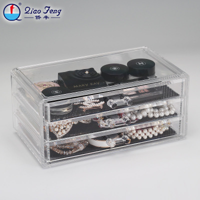 Qiao feng daily necessities storage box three-level drawer type storage rack 1005-1.
