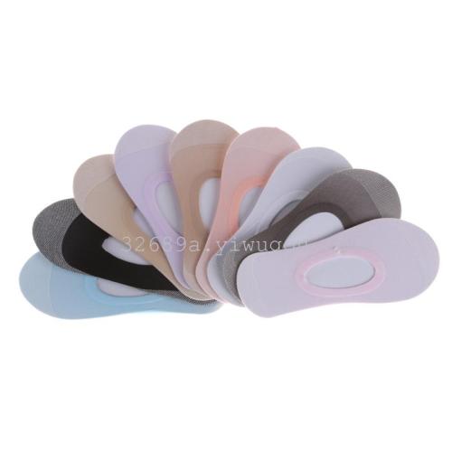 autumn and winter invisible socks low-cut sole cotton women‘s socks room socks