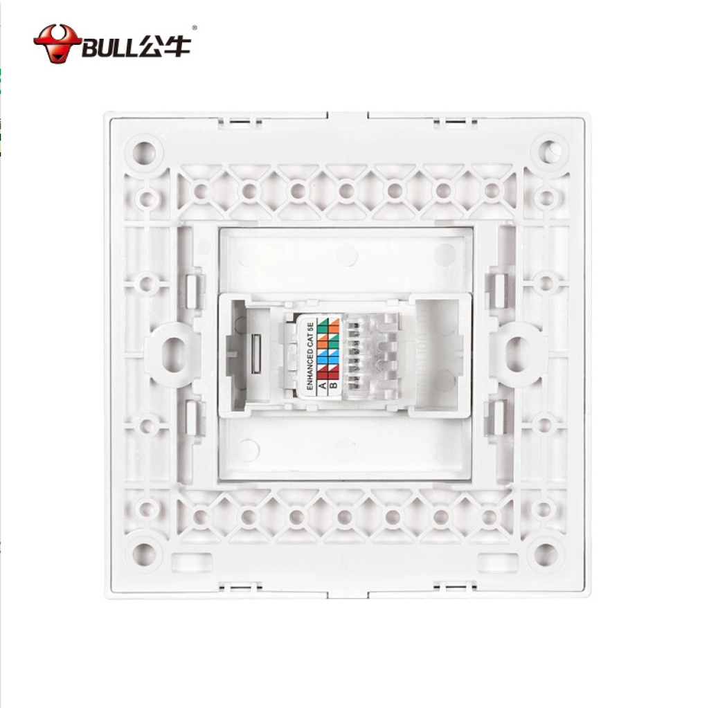 公牛网络插座接线图解图片