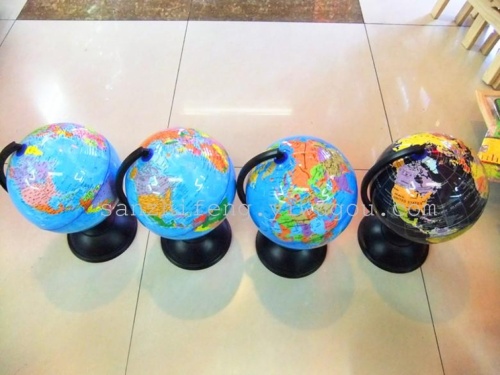Multi-Color Multi-Language Teaching 20cm HD full Plastic Color Printing Globe Standard Administrative Area