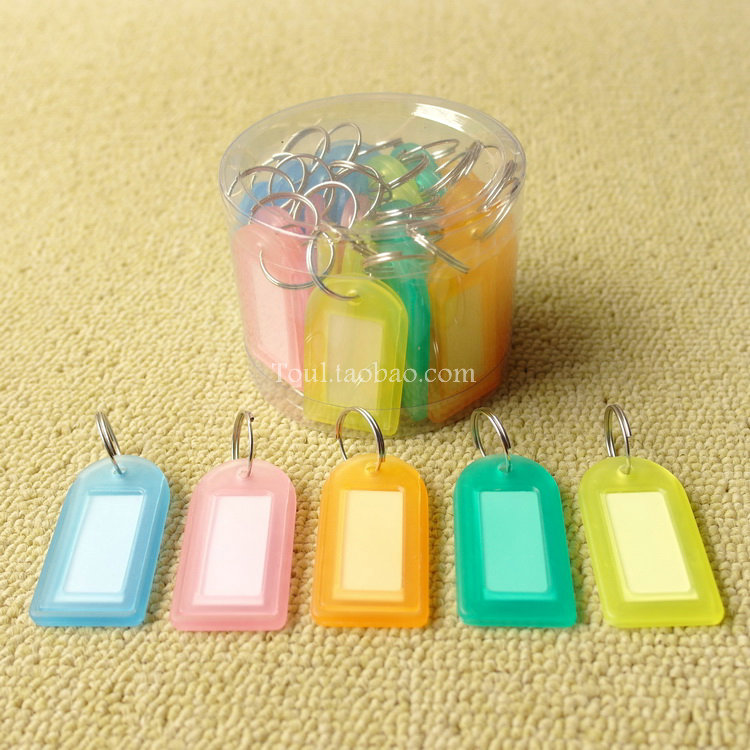 Shipping candy colored plastic lock key brand Gaestgiveriet ...