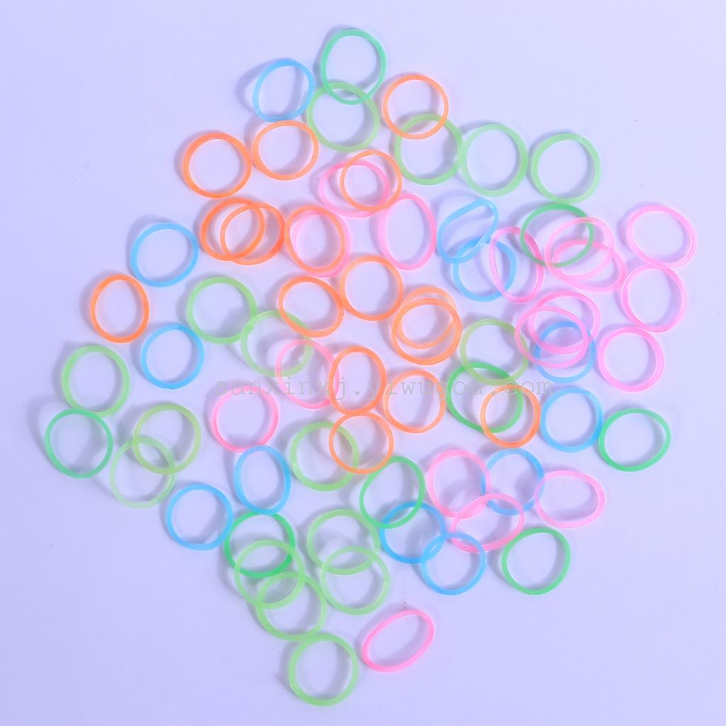 mini colored rubber bands