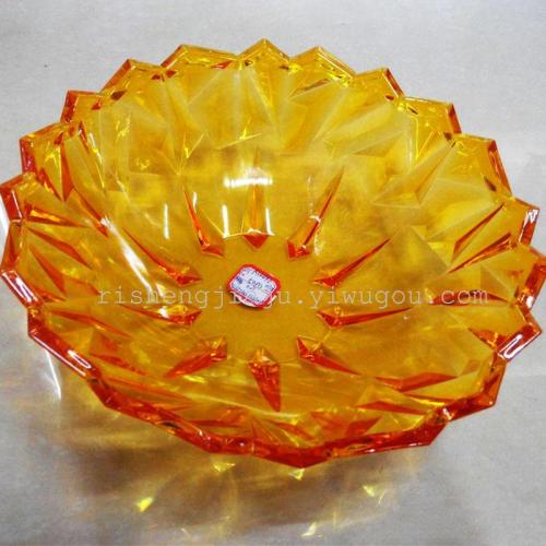 transparent crystal fruit bowl multi-purpose candy fruit plate rs-4492 goods