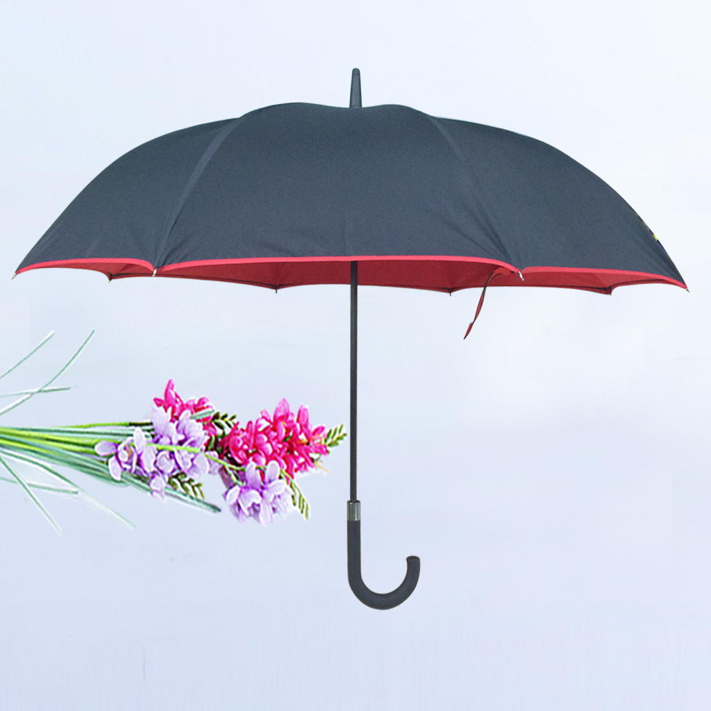 反向伞 纤维骨纯色双层反转雨伞 男女士商务伞 可定做_信心伞业_义乌
