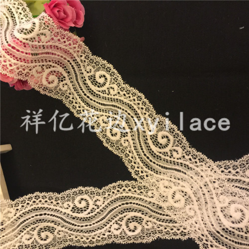 elastic non-elastic lace fabric lace clothing accessories neckline h1997