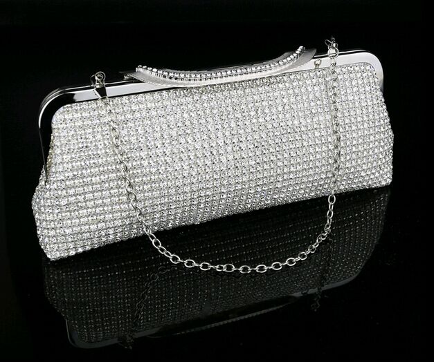 明星款镶钻石包链条晚宴包新娘手拿包名媛包女包