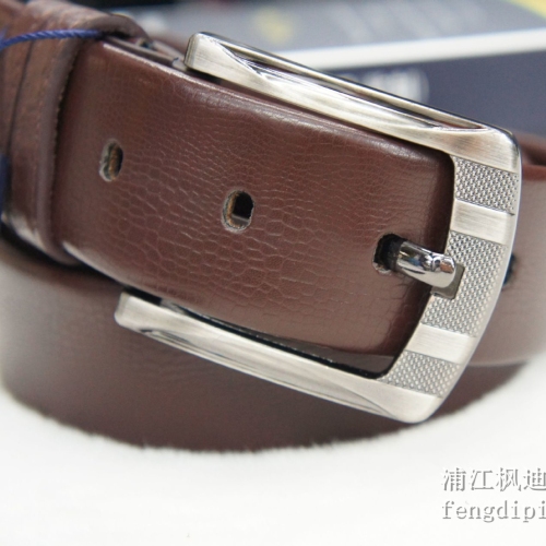 Men‘s Fashion Belt Pin Buckle Belt Casual Men‘s Belt Belt Cowhide Edging Factory Wholesale Daianlu