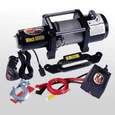 Electric winch with remote control 24V truck trailer winch