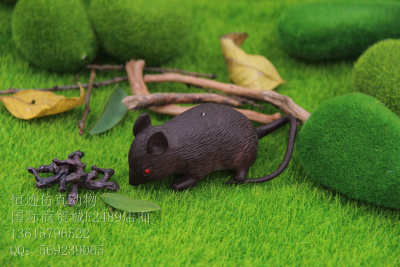 Imitation soft glue animal, trick toy, Halloween, Imitation snake, big mouse