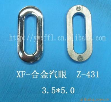 factory direct sales denier oval alloy eyelet luggage belt accessories button clothing accessories