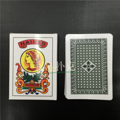 Factory Direct Sales 40 Large Spanish Playing Cards Foreign Trade Playing Cards Big Poker Custom Poker