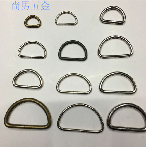 hardware accessories supply iron wire semicircle garment accessories manufacturer yiwu zone 3 semicircle iron wire buttons
