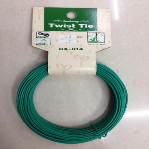 gardening tie wire plastic-coated iron wire tie wire gardening tie wire diy flower bracket disc wire