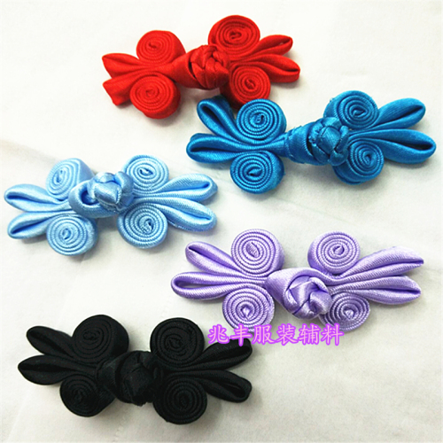 Butterfly Buckle Handmade Buttonhole Loop Cheongsam Button Tang Suit Accessories Invitation Gift Box