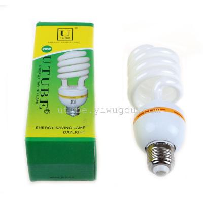 LED Lamp Export Energy-Saving Lamp 12 Diameter Half Spiral Three PCs White Light Energy-Saving Lamp