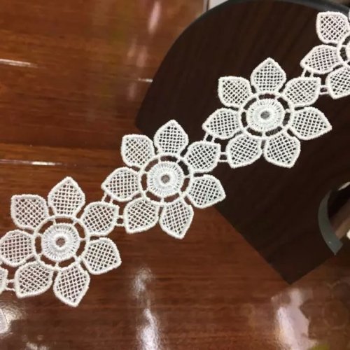 polyester light bar code water soluble lace