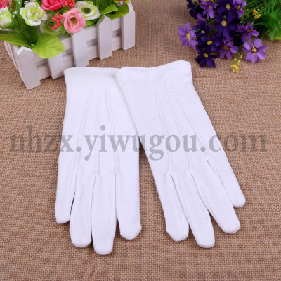 Children's etiquette in the deduction of children's etiquette gloves to perform dancing white gloves M5028