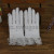 Show thin white lace gloves flower children etiquette glove L-1108