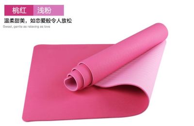 Dual color TPE0.6 yoga mat