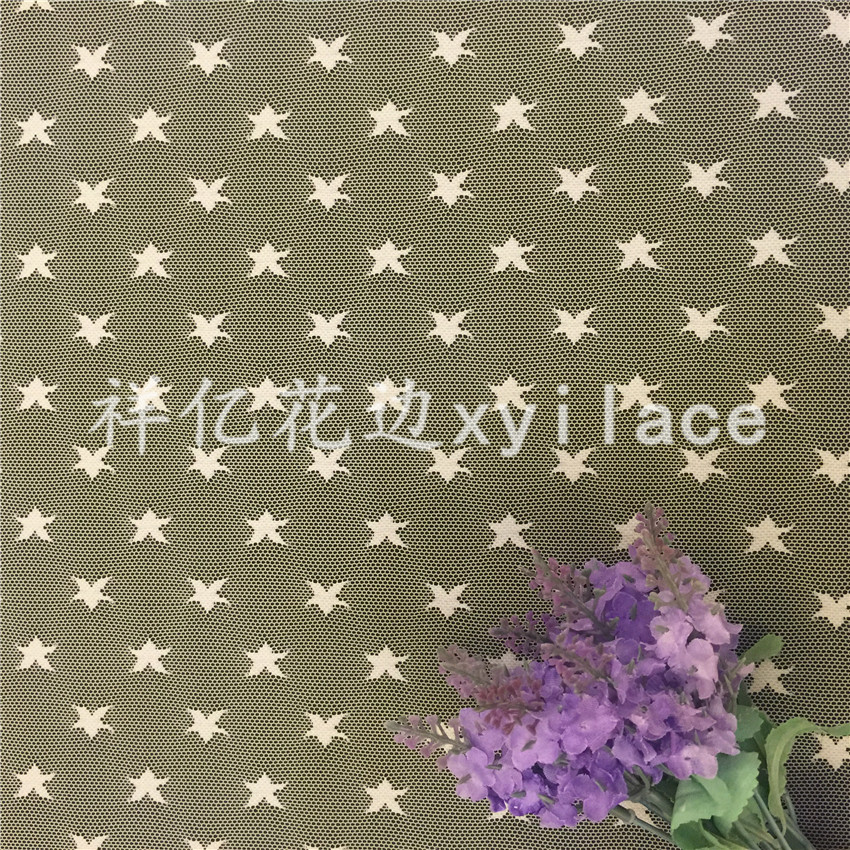 Fabric lace fabric mesh fabric garment accessories cotton yarn fabric