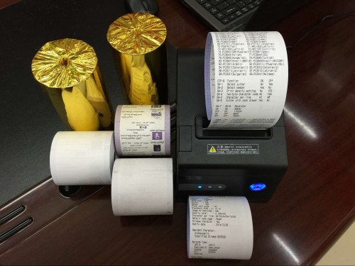 MS80 * 80 Foot 17 Core 63 M Export Tail Goods Thermal Thermal Paper Roll Printed Matter