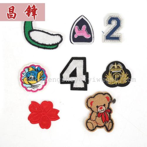 Cartoon Emboridery Label Coat and Cap Accessories Epaulet Badge Armband