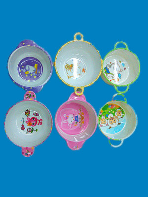 Melamine tableware bowl child children bowl porcelain warehouse stock per ton sale