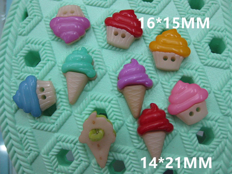 Plastic button button button button two eye color cake ice cream button buttons